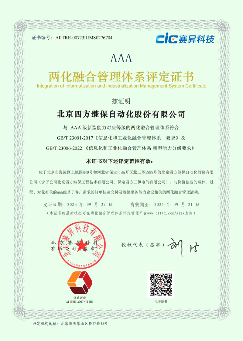 两化融合管理体系